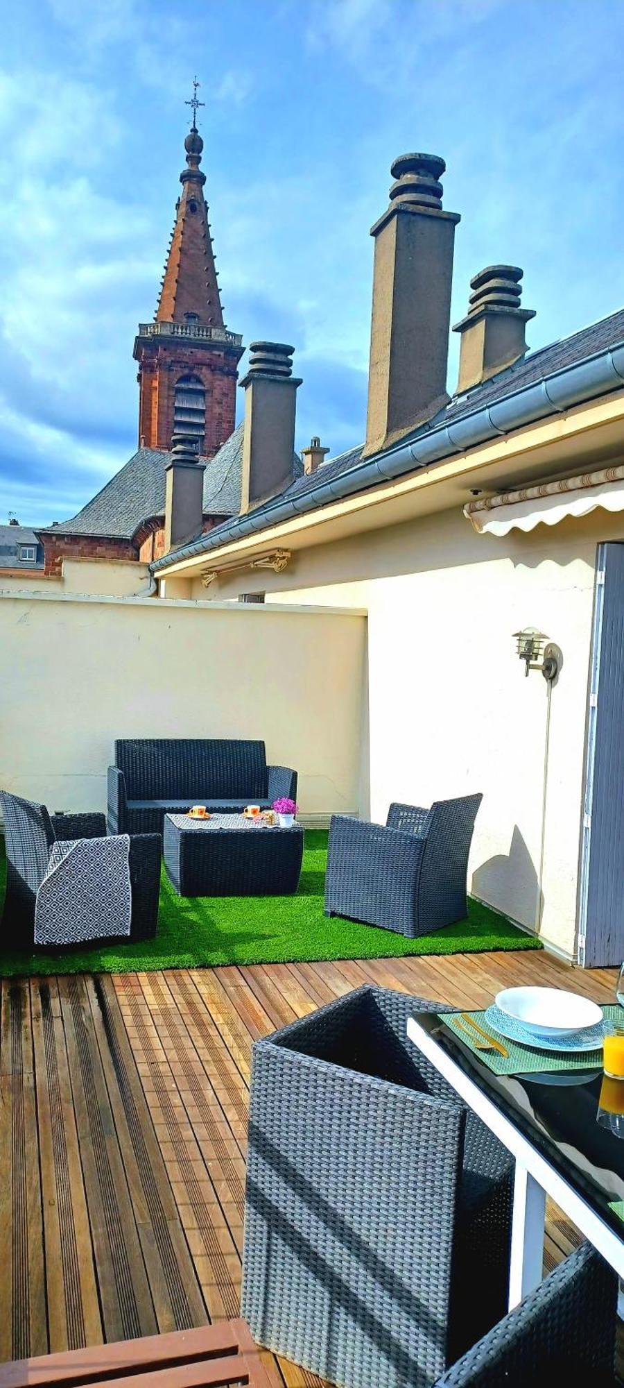 Apartmán La Terrasse De St Amans Rodez Exteriér fotografie