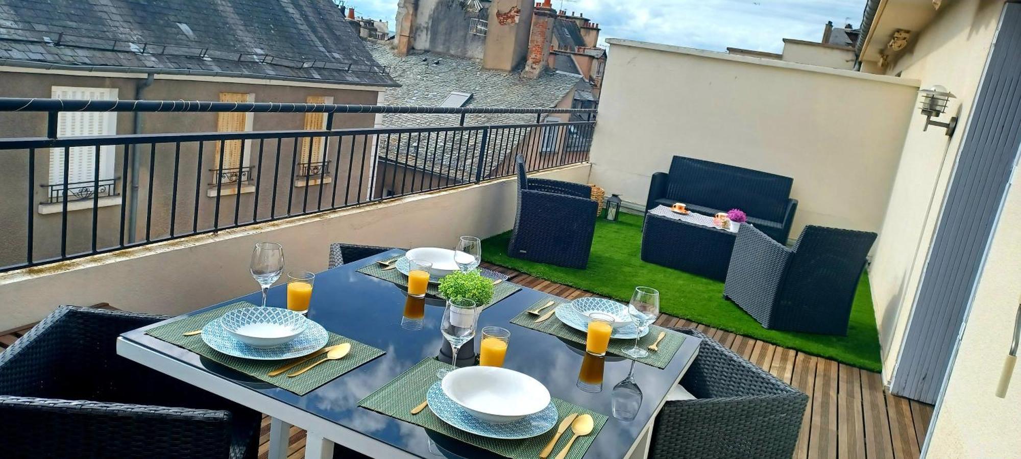 Apartmán La Terrasse De St Amans Rodez Exteriér fotografie
